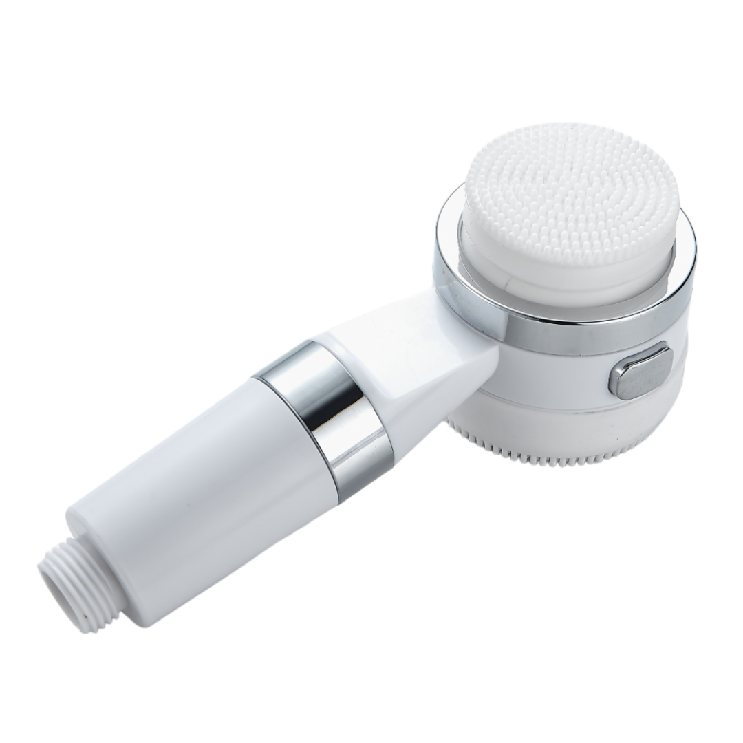 Eco-friendly cotton showerhead, back view