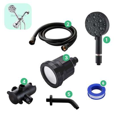 9 modos de luxo de luxo e parede de parede com o kit de filtração com o kit de filtragem