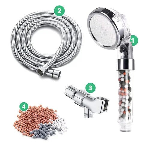 Cabeça de chuveiro iônico de ecopower filtrado