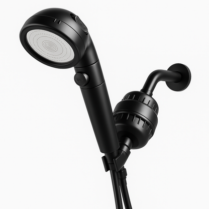 Black Vitamin C Shower Head